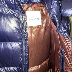 AUTHENTIC MONCLER COAT BLUE